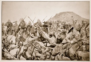 Charge of the 5th Lancers at the Battle of Elandslaagte